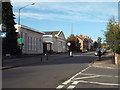 North on Dale Street, Leamington, with the Methodist Church