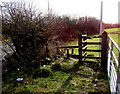 Stile to a public footpath, Sebastopol, Pontypool