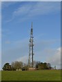 SJ8147 : Transmission mast on Black Bank by Jonathan Hutchins