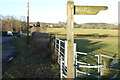 Footpath junction on Trampers Lane