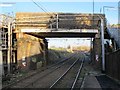 Tracks north of Rye House station