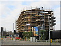 Construction beside Pier Road