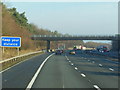 M5 northbound towards Junction 11a