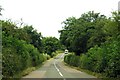 The road to Steeple Claydon