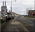 All traffic straight ahead on Clarence Road, Pontypool