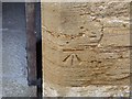 Benchmark, Church of St Mary the Virgin, Norton Sub Hamdon