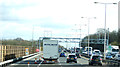 A busy M1 near Luton