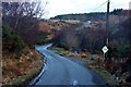 Moor road to Edderton dips at Craigroy Burn