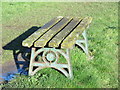 Bench by the New River east of Hoddesdon Road, EN11