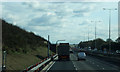 Roadworks on the M1 near Town Mead