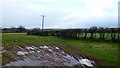 Wet fields near Llanywern