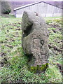 SE0722 : Stone near Elland FP01 and Sowerby bridge FP149 by Humphrey Bolton