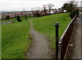 Recreation ground entrance path, Griffithstown, Pontypool