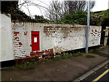TM4656 : South End George V Postbox by Geographer