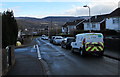 ERH Communications highway maintenance van in Cwmdare 