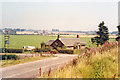 Northward on A93 in Strathmore at Cargill, 1991