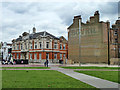 Tate Library and a wall, Brixton