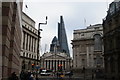 View of the Heron Tower and Gherkin from Queen Victoria Street #3