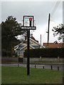 TM4759 : Thorpeness Village sign by Geographer