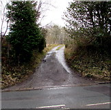 SN9803 : Access road to Greenhill Cottage, Aberdare by Jaggery
