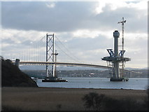 NT1280 : Queensferry Crossing - north cable tower by M J Richardson