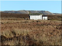 SK0588 : Shooting cabin. Middle Moor by Dave Dunford