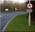 Apparently contradictory signs alongside the A4059 in Aberdare