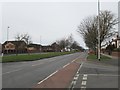 SE3534 : Cross Gates Road - viewed from Hawkhill Drive by Betty Longbottom