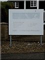 TM4759 : Thorpeness Country Club sign by Geographer