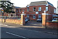 Western entrance to Bosworth Court Nursing Home, Market Bosworth