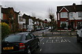 View down Pentney Road into Southdown Road, Wimbledon