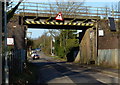 Railway bridge across Nutts Lane