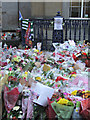 NS5965 : Floral tributes - Glasgow bin lorry crash by Thomas Nugent