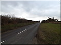 TM4660 : B1353 Thorpe Road looking towards Aldringham by Geographer