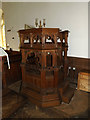 TM4560 : St.Andrew's Church Pulpit by Geographer
