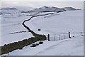 NT2246 : Snow-covered pastures, Stewarton by Jim Barton
