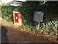 TM4656 : Park Road North George V Postbox by Geographer