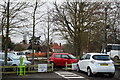 TQ0658 : Car Park at RHS Wisley. by Peter Trimming