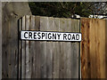 Crespigny Road sign