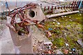 SJ5285 : Fallen lamppost in industrial wasteland Widnes by Matt Harrop