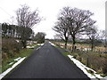 Snow along Lenagh Road