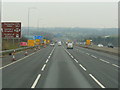 M1 northbound at junction 28