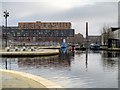 SJ8598 : Rochdale Canal, New Islington Marina by David Dixon