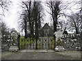 H3094 : Gate entrance, Urney Church by Kenneth  Allen