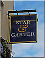 Star & Garter (3) - sign, 4-6 Warwick Street, Royal Leamington Spa