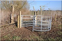 SO8447 : New kissing gate on the Severn Way by Philip Halling