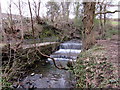 White water on the Dulais stream in Pontarddulais