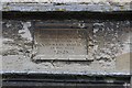 Plaque on the Almshouses