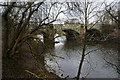 A bridge over the River Irwell seen from Drinkwater Park