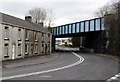 North side of a railway bridge in Pontlliw